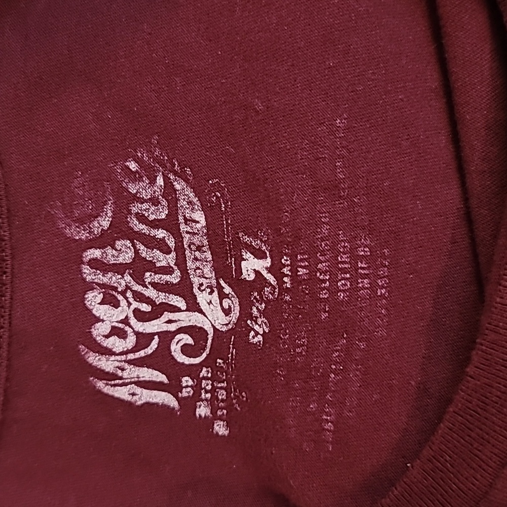 Moonshine Spirit Maroon tee Size XL by Brad Paisley guitar men's - Picture 7 of 11